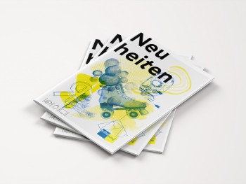 Neuheiten Brochure Mockup Desktop